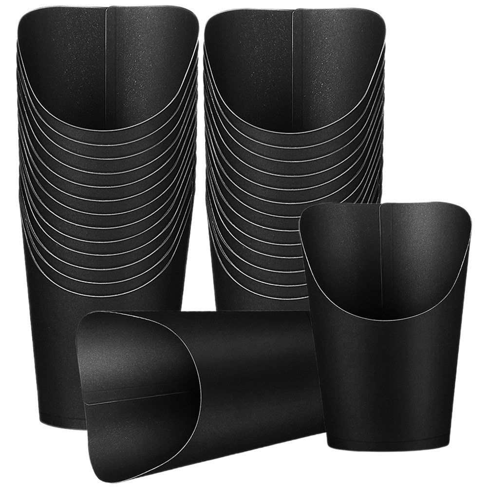 Plastic Cup 50Pcs - 50Pcs Kraft Paper French Fry Cups