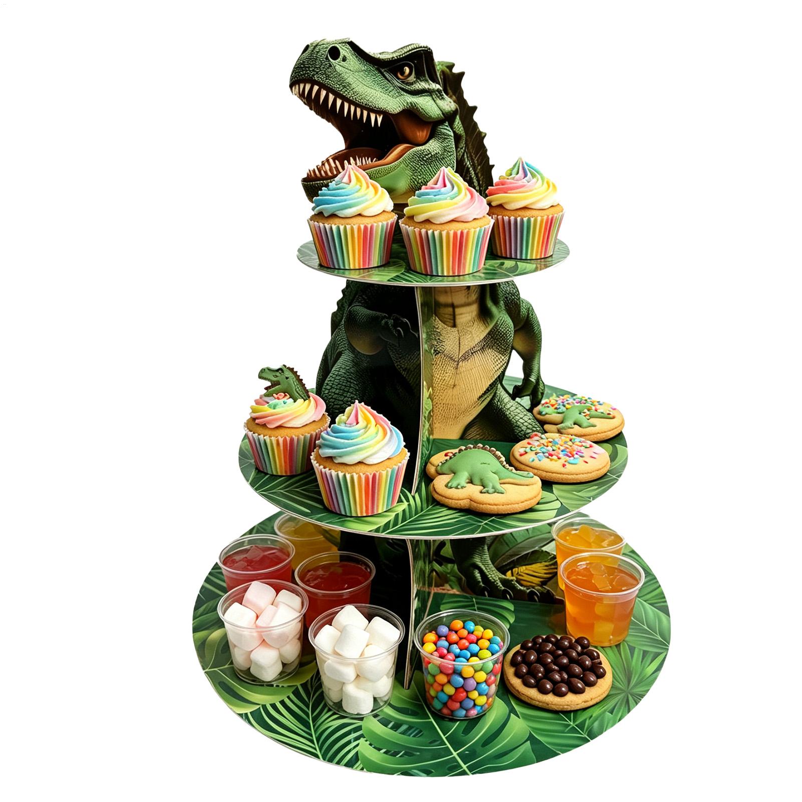 Cupcake Stand 3 Tiers Dinosaur - Cupcake Stand Tier review and price