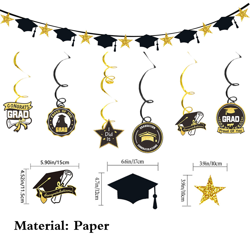 Graduation Party Decoration Se - Party Banner Gold review and price