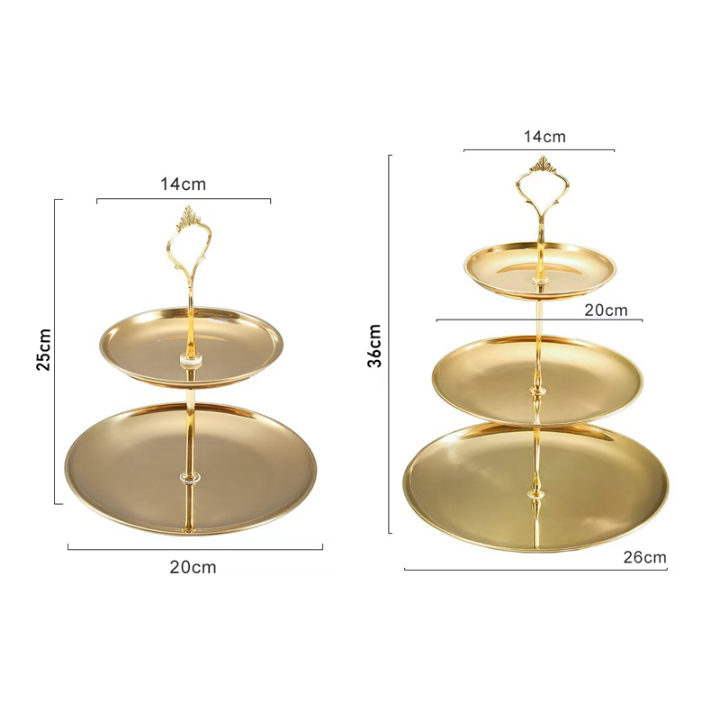 Gold Silver 2/3-Tier Cake Stan - Cupcake Stand Tier review and price