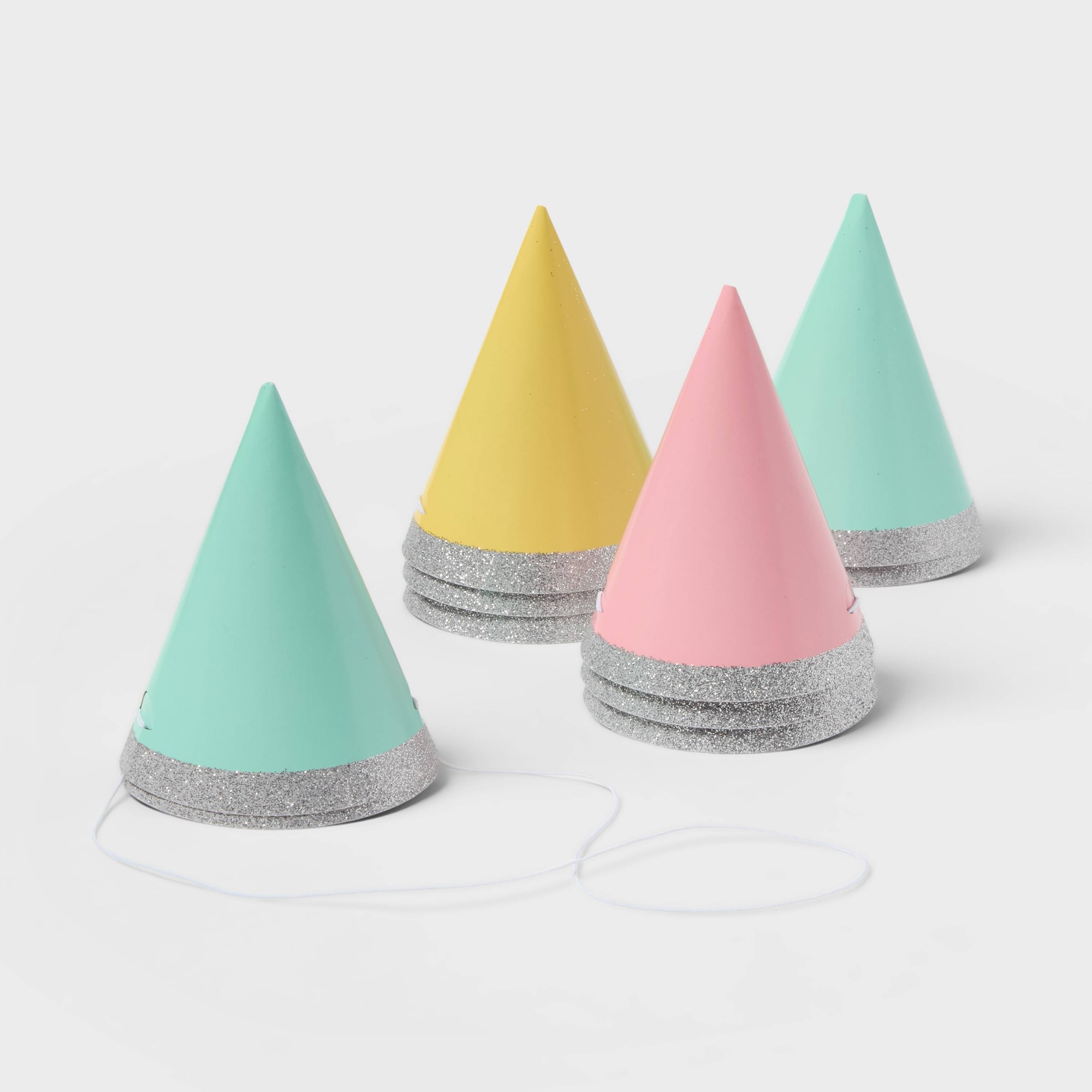 10ct 4 Inch Mini Glitter Party - Party Hat Cone review and price