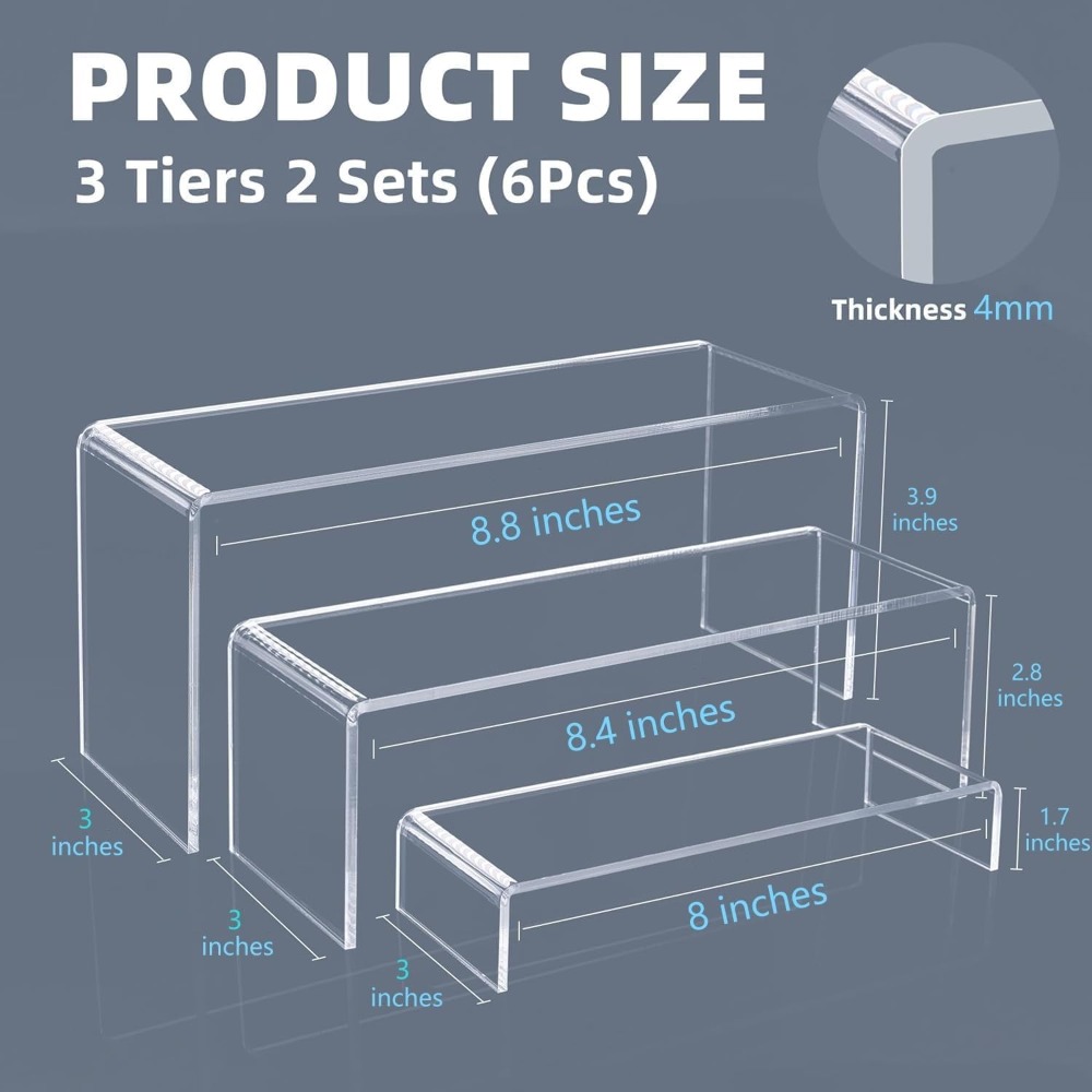 6 Pack Clear Cupcake Display R - Cupcake Stand Tier review and price