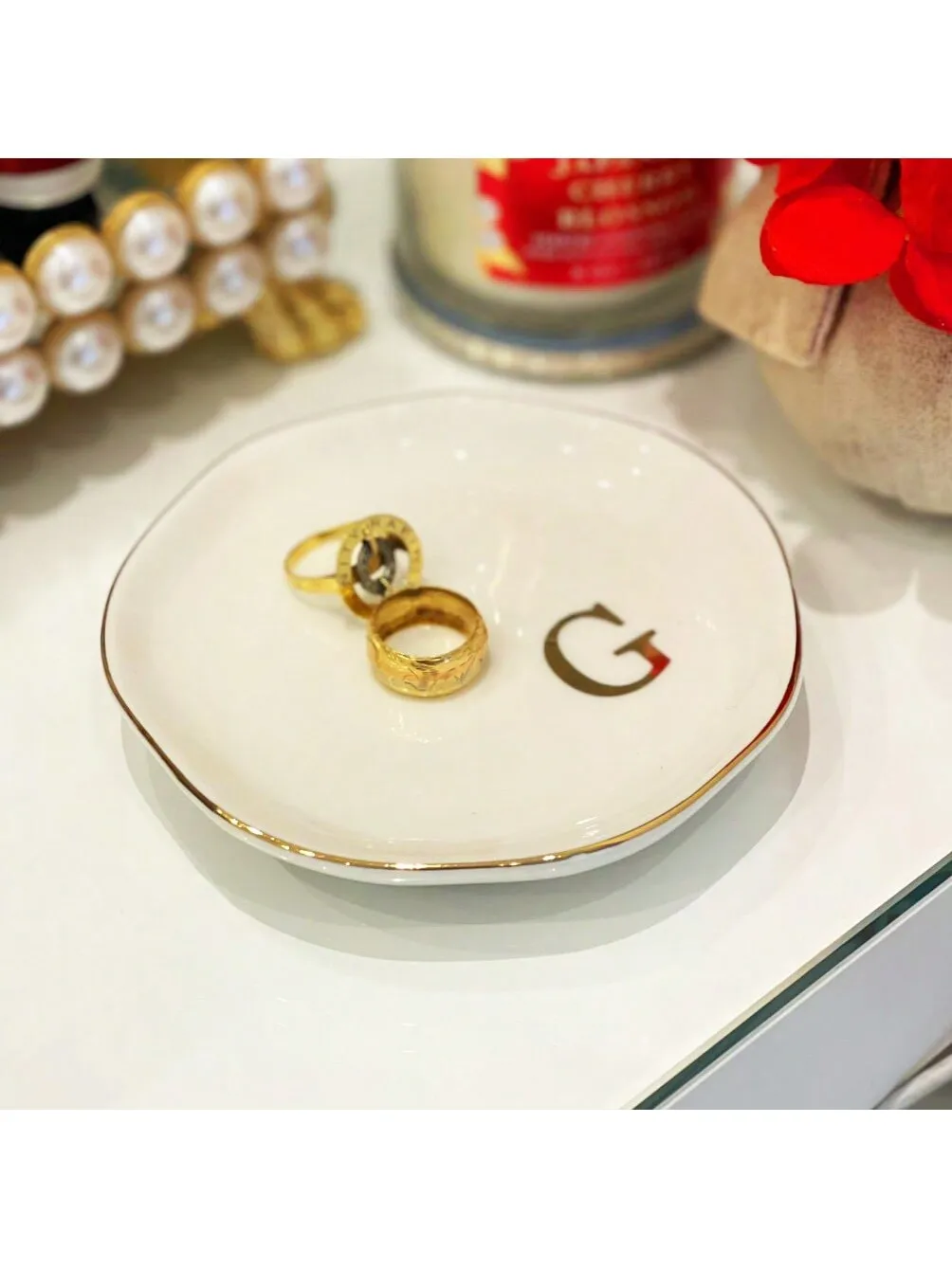 Initials Ring Dish Jewery Tray - Event Z review and price