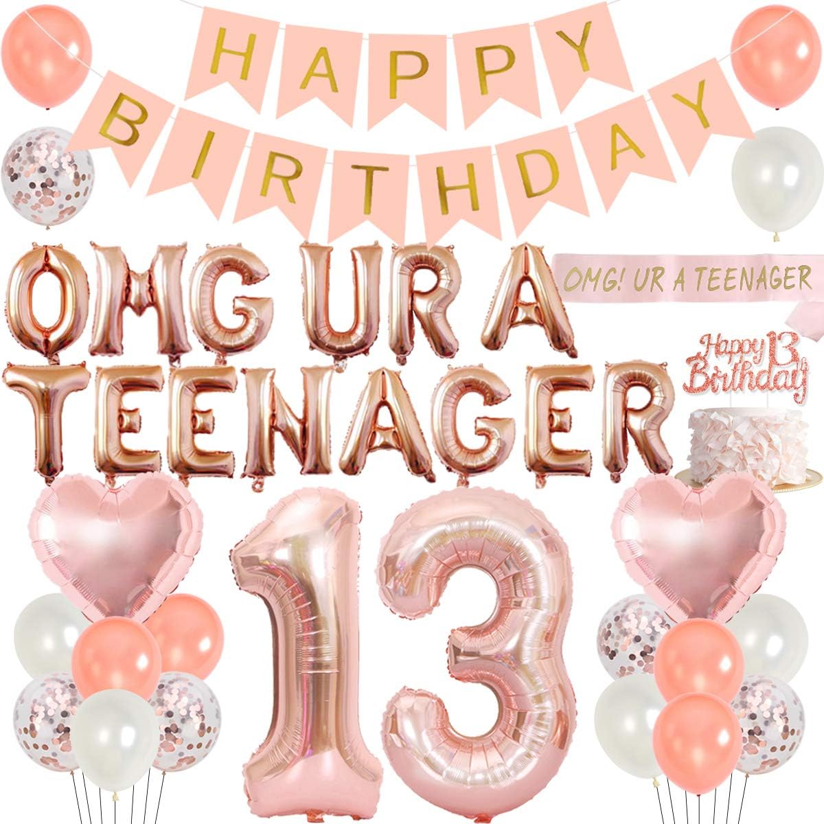 13th Birthday Party Decoration - Party Banner Gold review and price