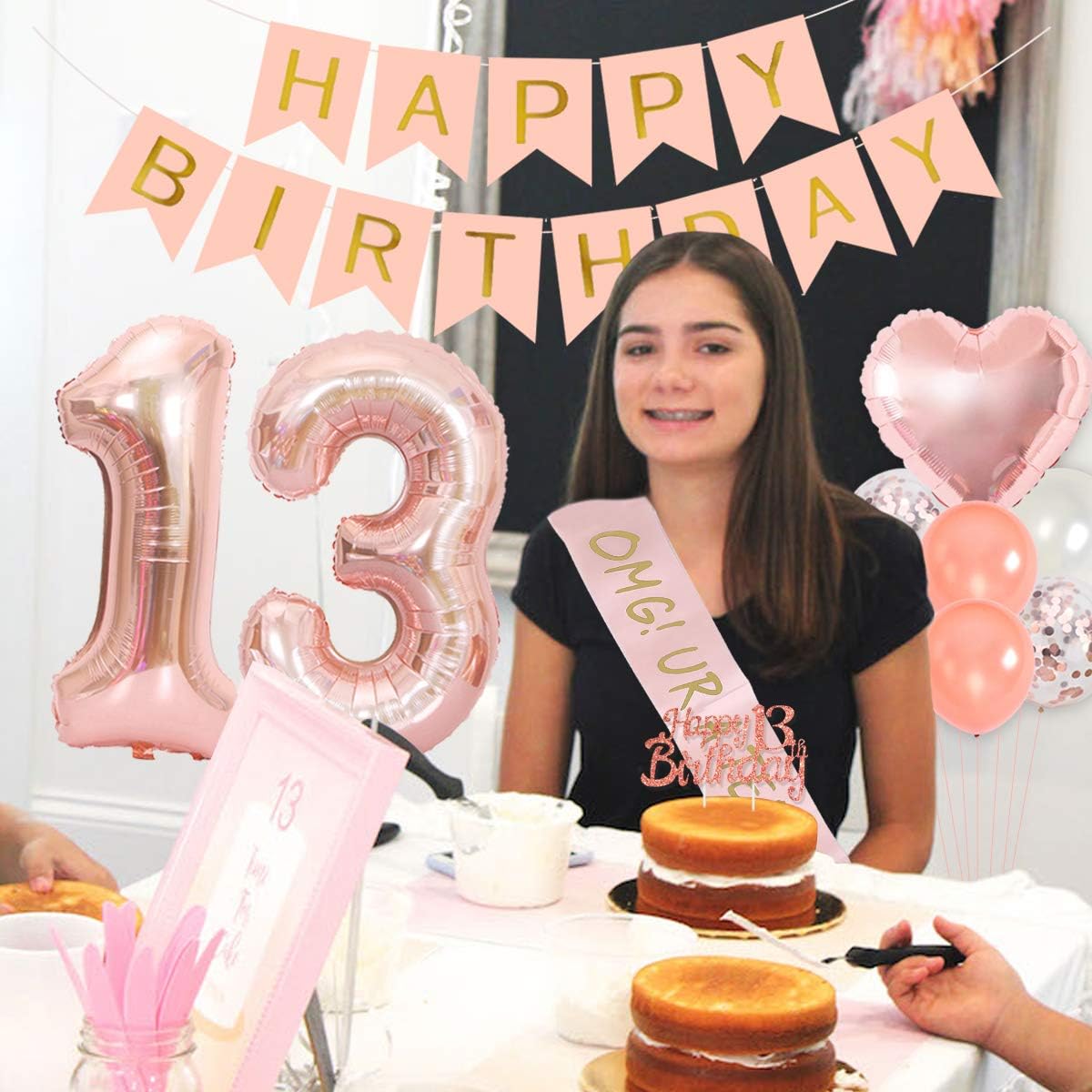 13th Birthday Party Decoration - Party Banner Gold review and price