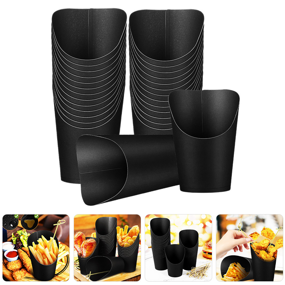 50Pcs Kraft Paper French Fry C - Plastic Cup 50Pcs review and price