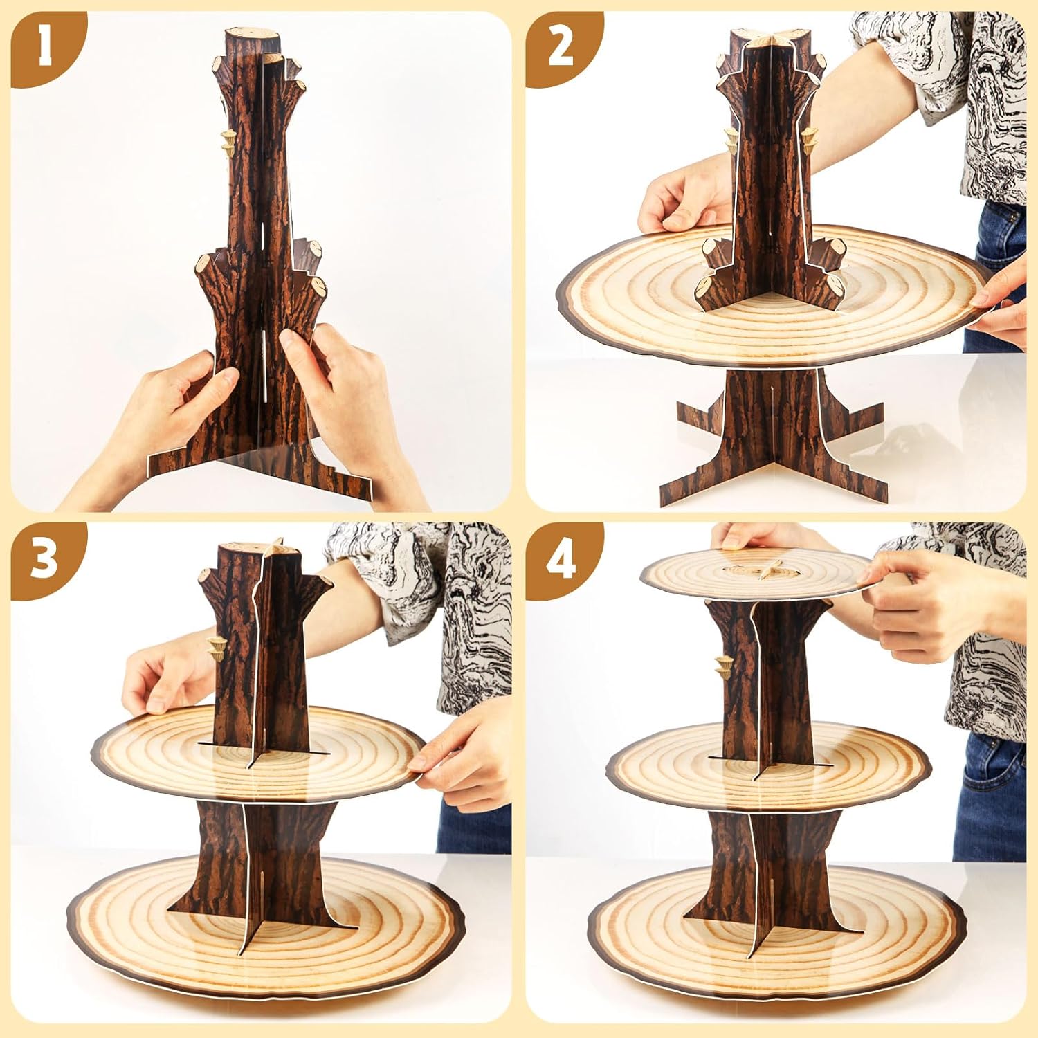 Wooden Cupcake Stand Decoratio - Cupcake Stand Tier review and price
