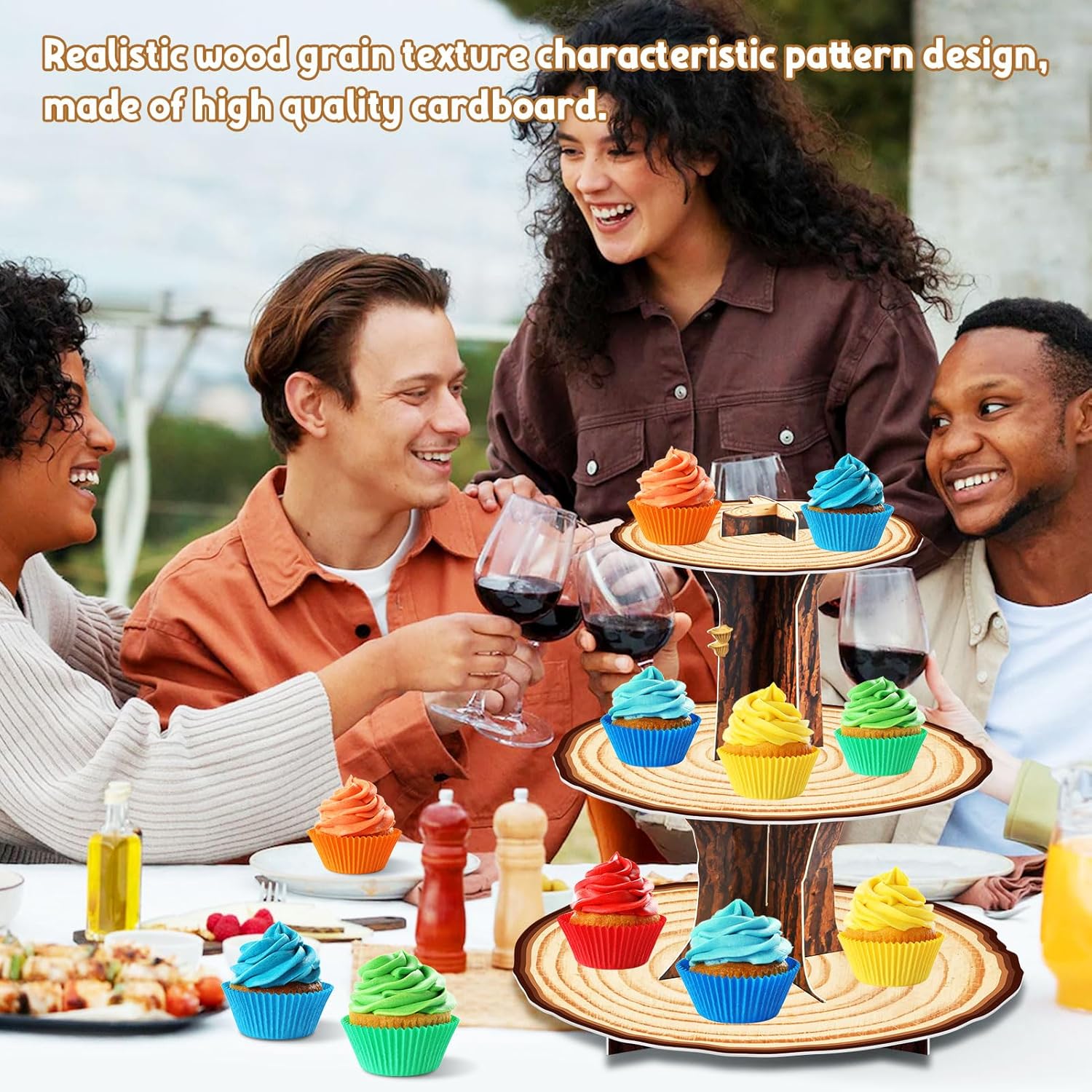 Wooden Cupcake Stand Decoratio - Cupcake Stand Tier review and price