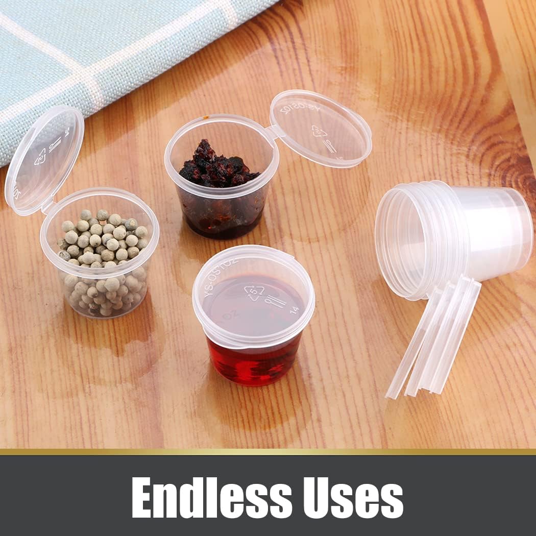 Disposable Clear Plastic Sauce - Plastic Cup 50Pcs review and price